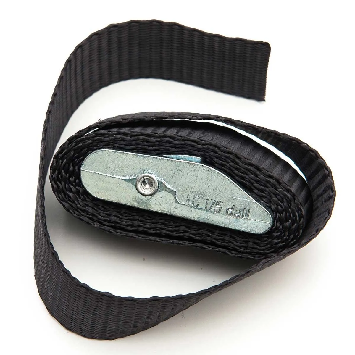 25mm Webbing Cam Strap - Black - 1 Metre