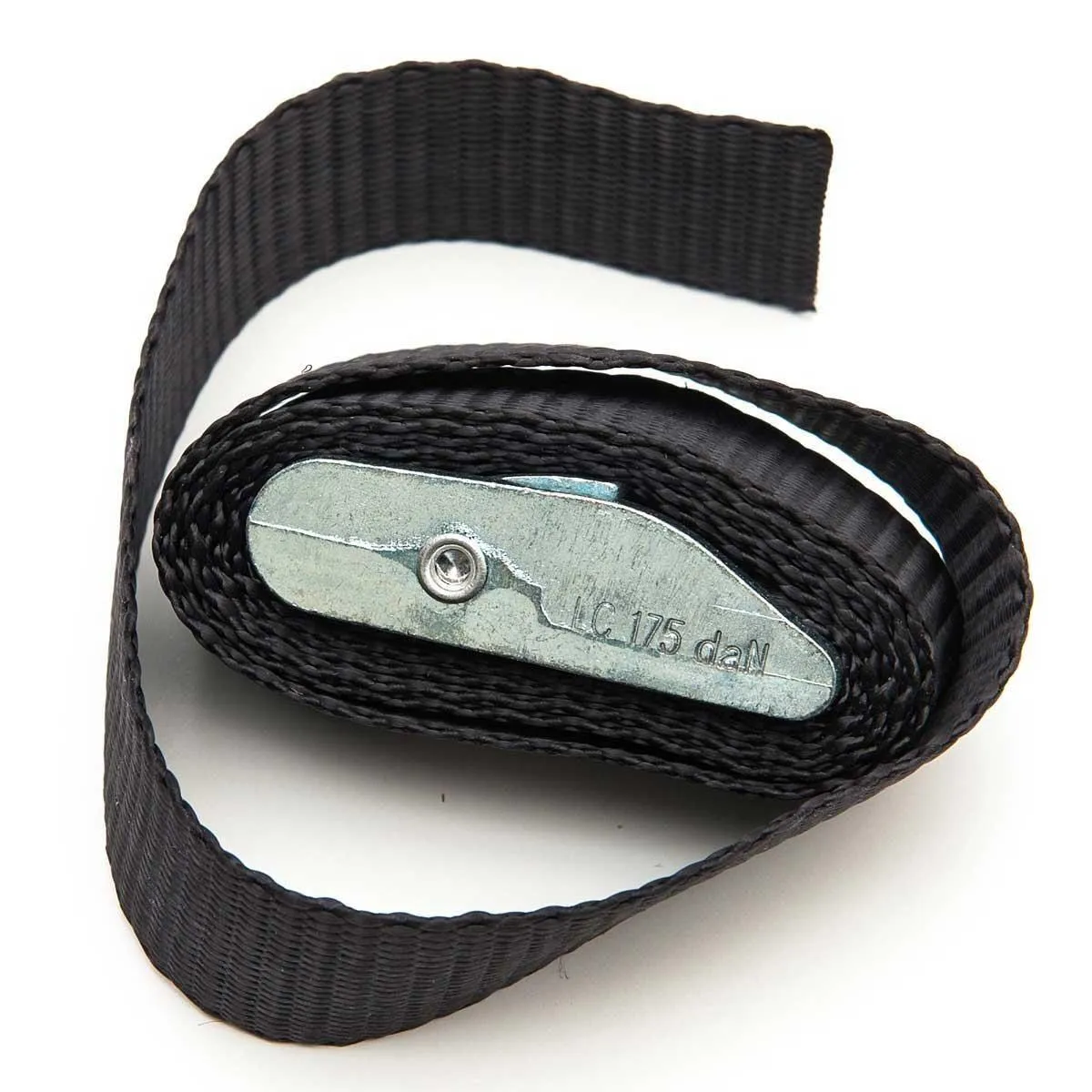 25mm Webbing Cam Strap - Black - 1 Metre