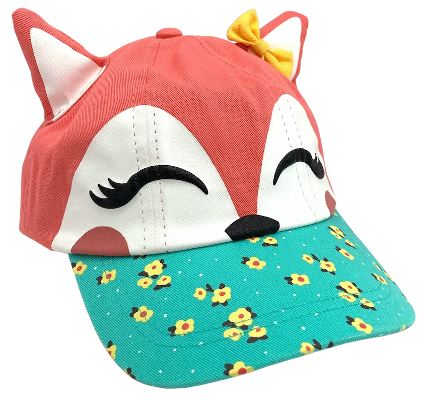 3D Fox Kids Alaska Baseball Hat