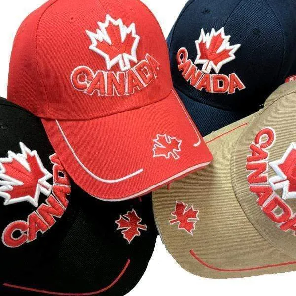 6 Pieces, 12 Pieces or 24 Pieces Limited Edition Canada Souvenir Hats