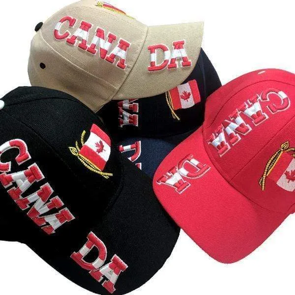 6 Pieces, 12 Pieces or 24 Pieces Limited Edition Canada Souvenir Hats