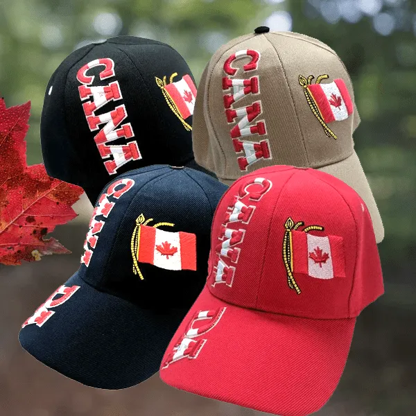 6 Pieces, 12 Pieces or 24 Pieces Limited Edition Canada Souvenir Hats