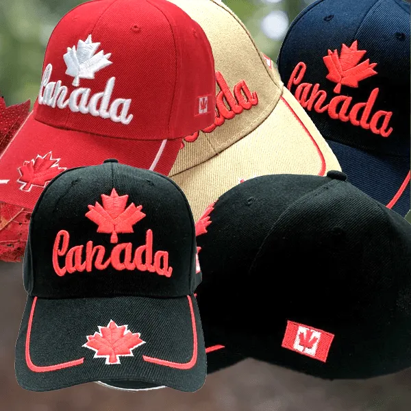6 Pieces, 12 Pieces or 24 Pieces Limited Edition Canada Souvenir Hats