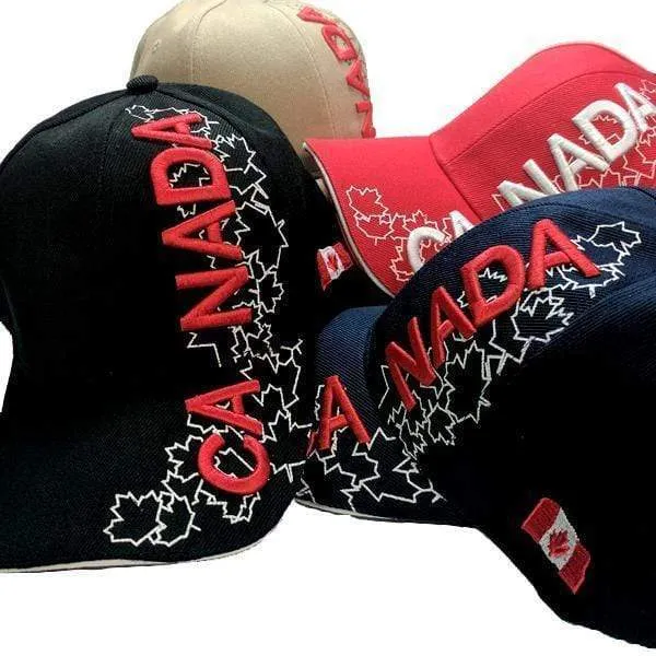 6 Pieces, 12 Pieces or 24 Pieces Limited Edition Canada Souvenir Hats