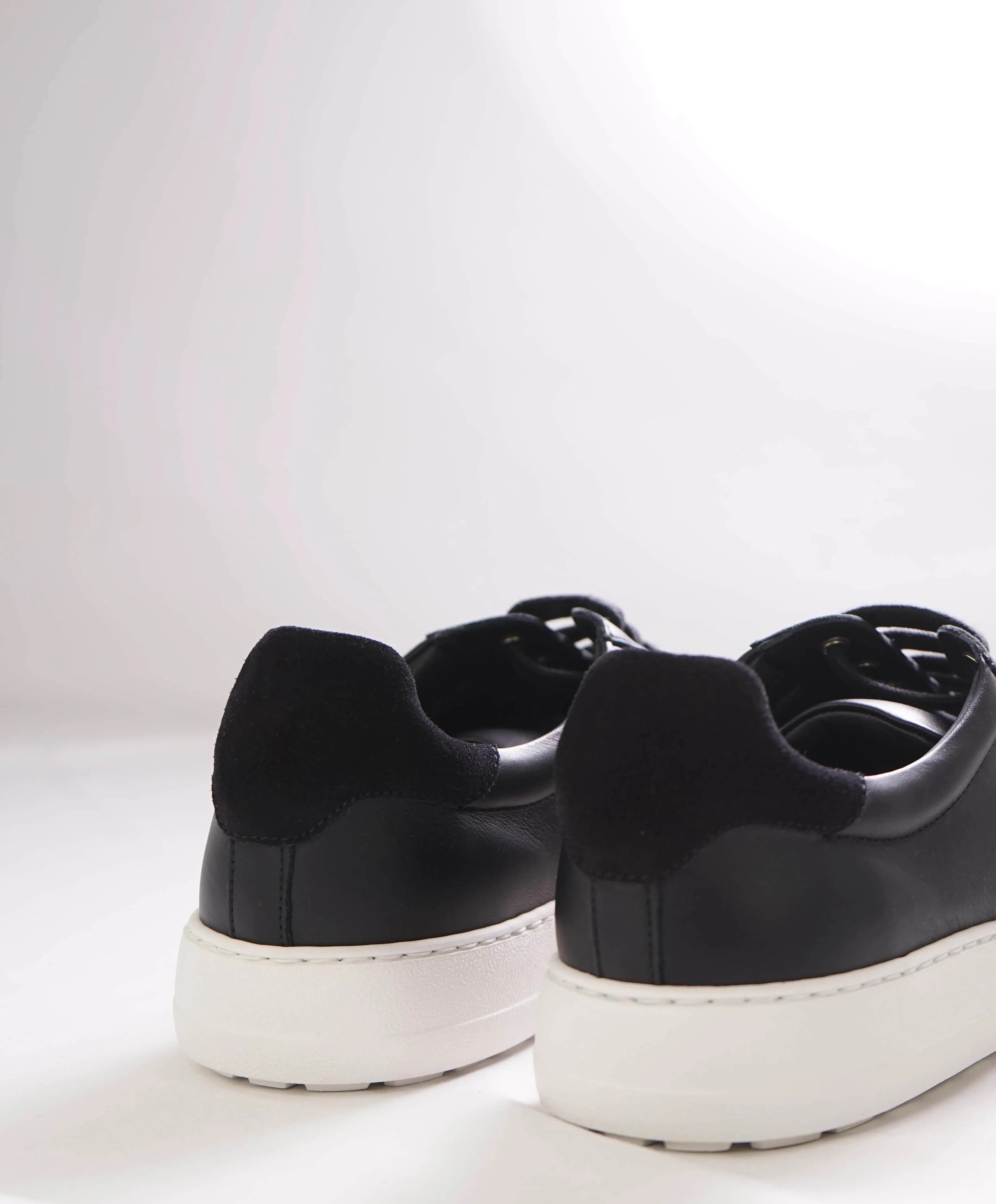 $695 SALVATORE FERRAGAMO - *PADEL* White/Black Gancini Sneaker - 9 M US