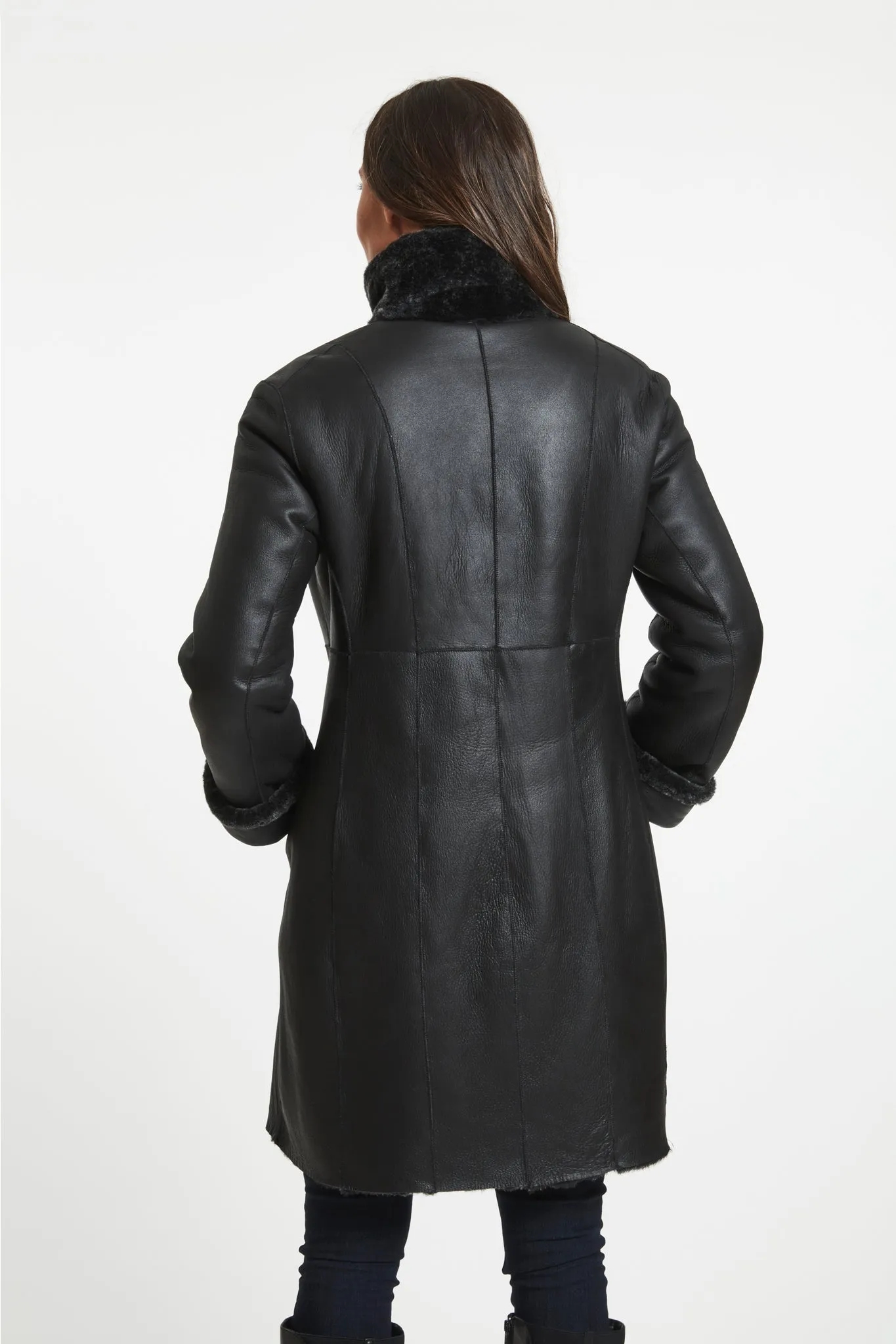 #7192 Reversible Shearling Coat  ALL SIZES  $500  sorry no additional discounts