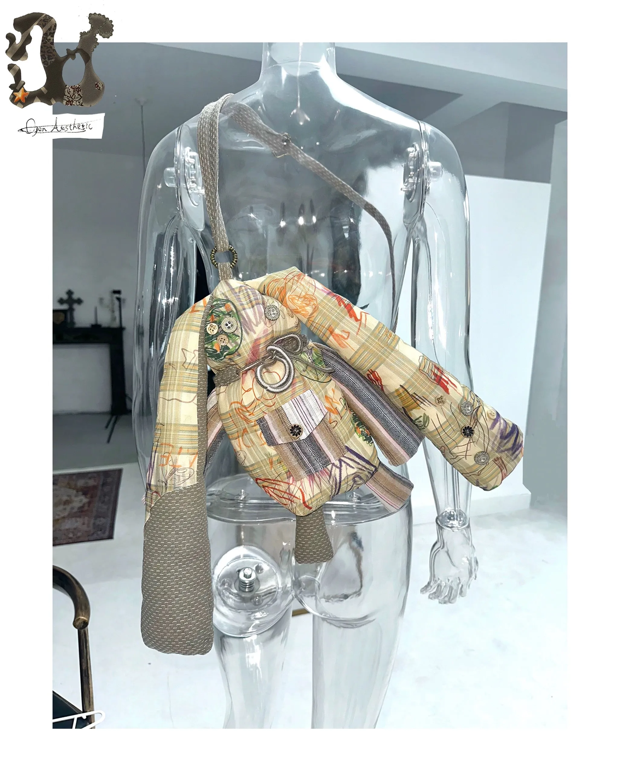 adjustable strap bunny bag