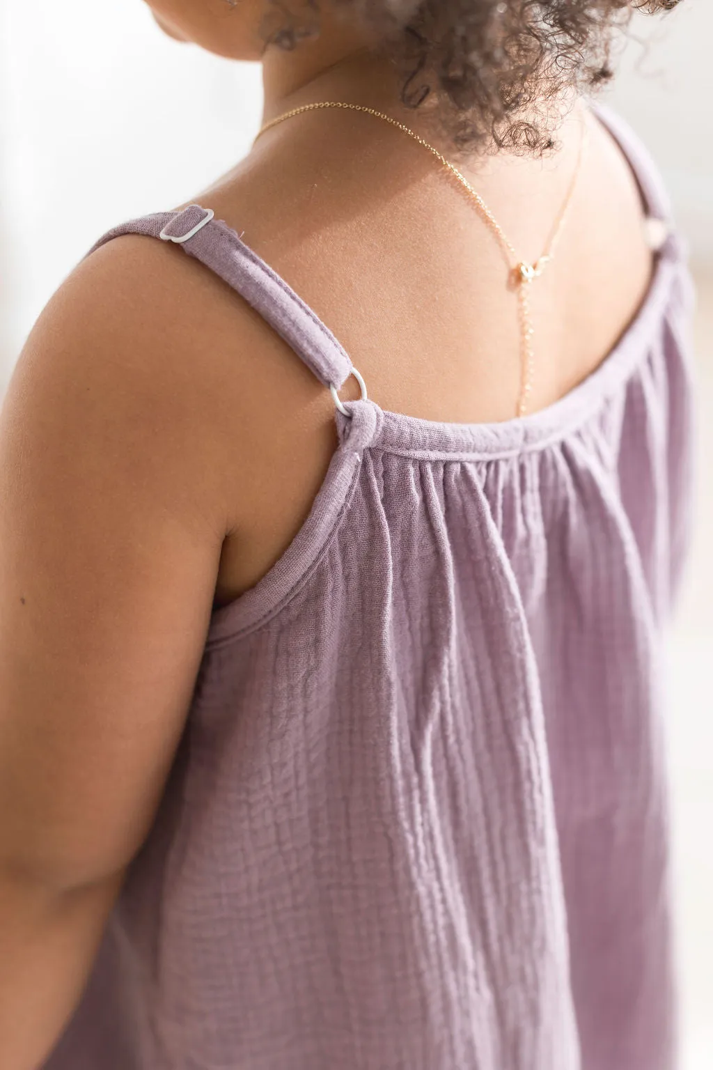 Adjustable Strap Dress | Lilac