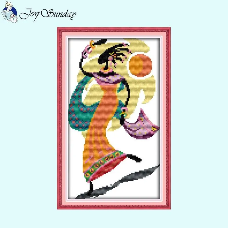 African Style Joy Sunday Cross Stitch