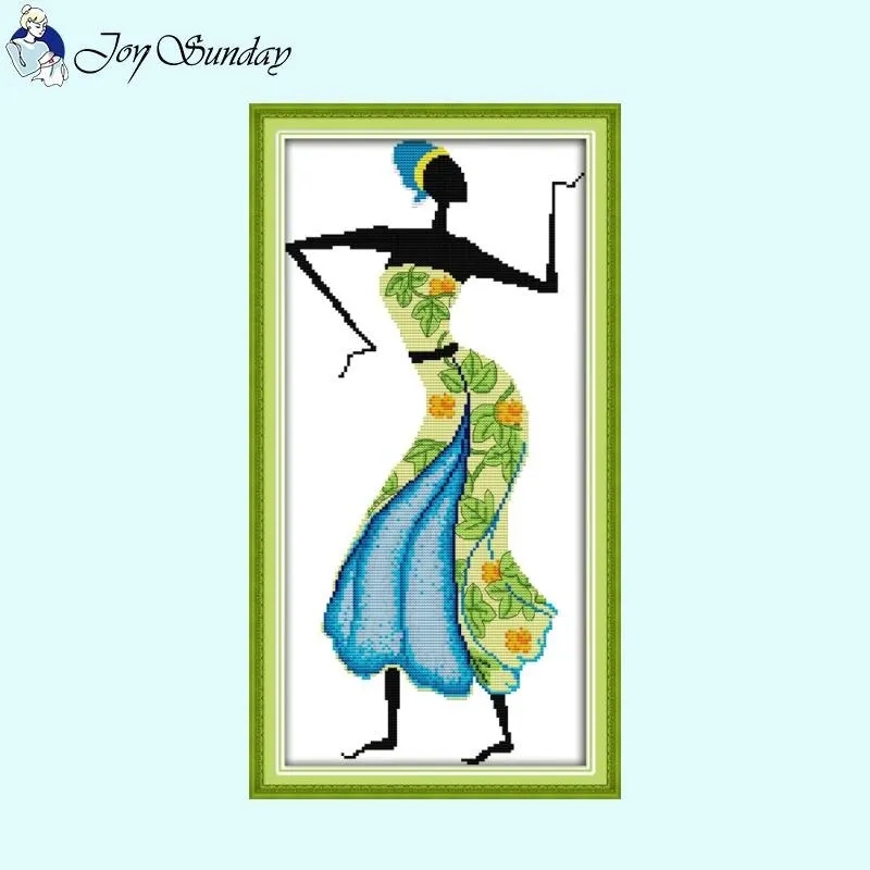 African Style Joy Sunday Cross Stitch