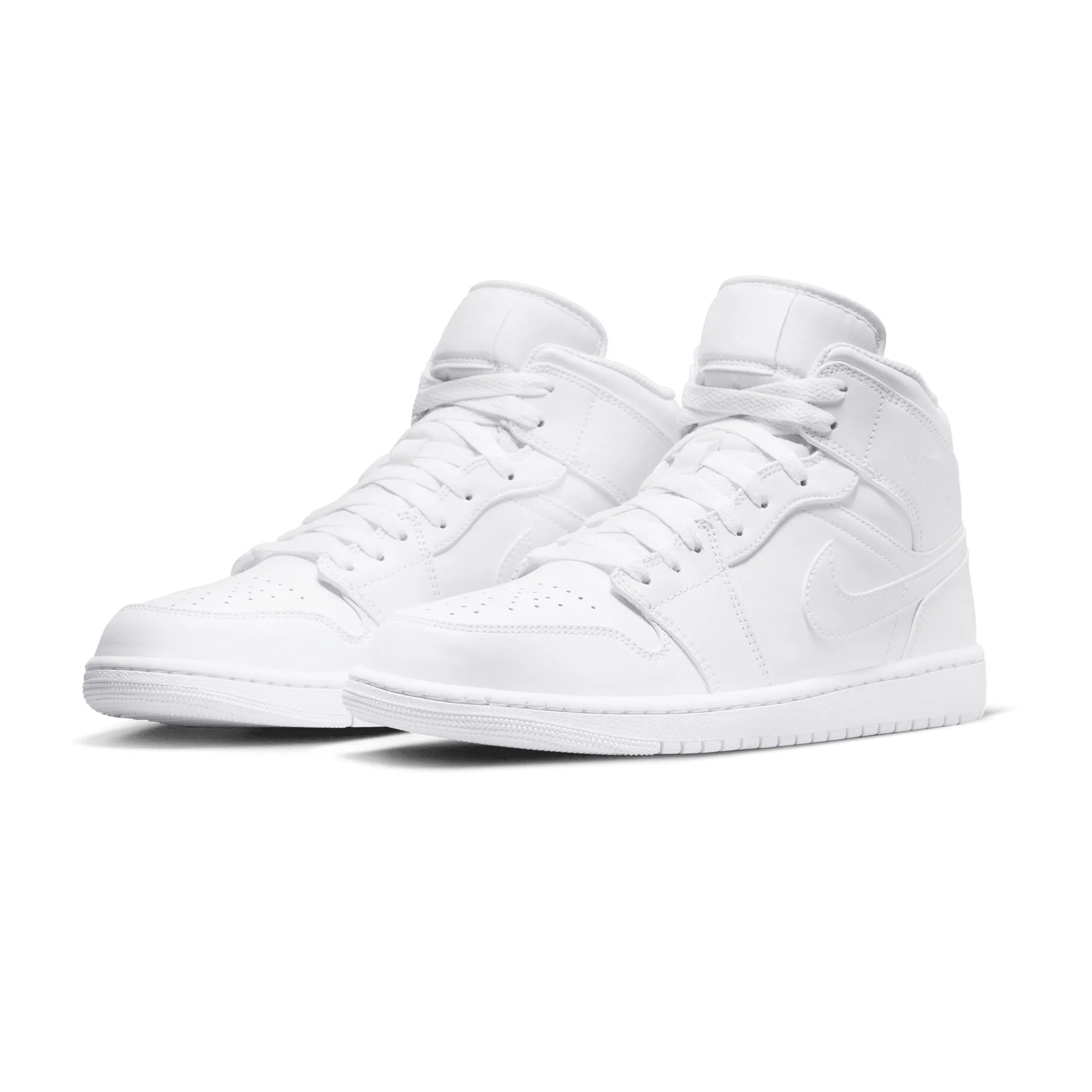 Air Jordan 1 Mid White/White-White 554724-136