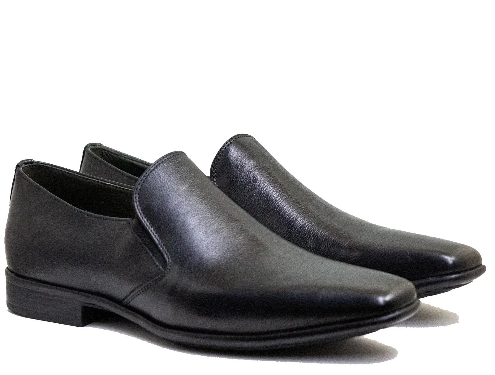 Alfredo Men's Black Dress Rubber Sole 25012