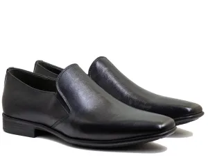 Alfredo Men's Black Dress Rubber Sole 25012