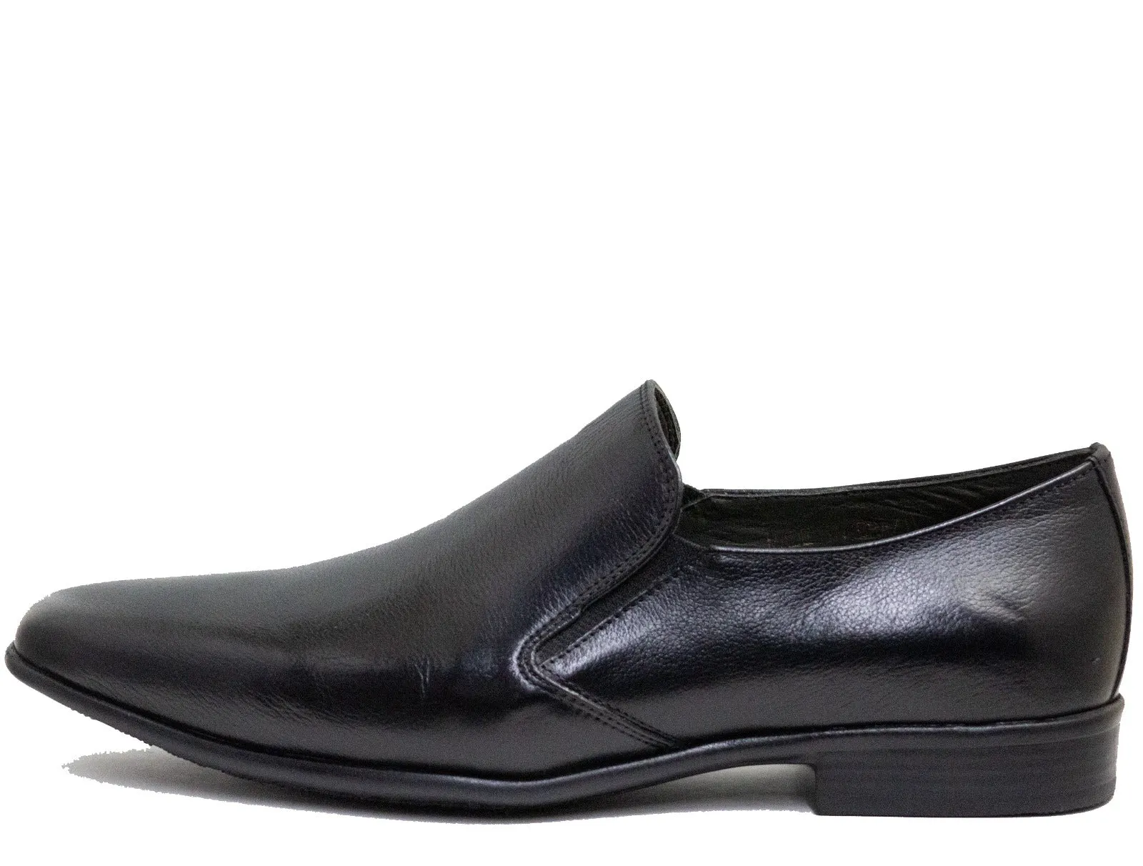 Alfredo Men's Black Dress Rubber Sole 25012