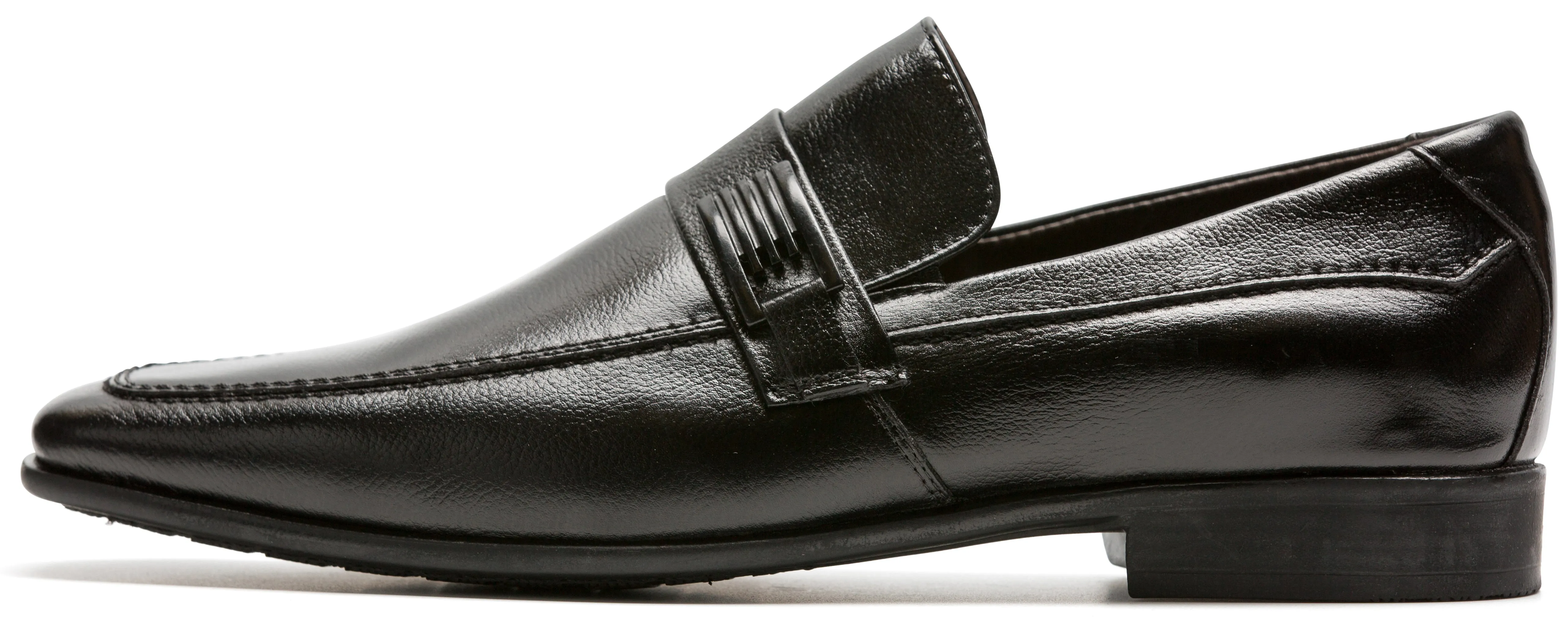 Alfredo Men's Black Dress Rubber Sole 311