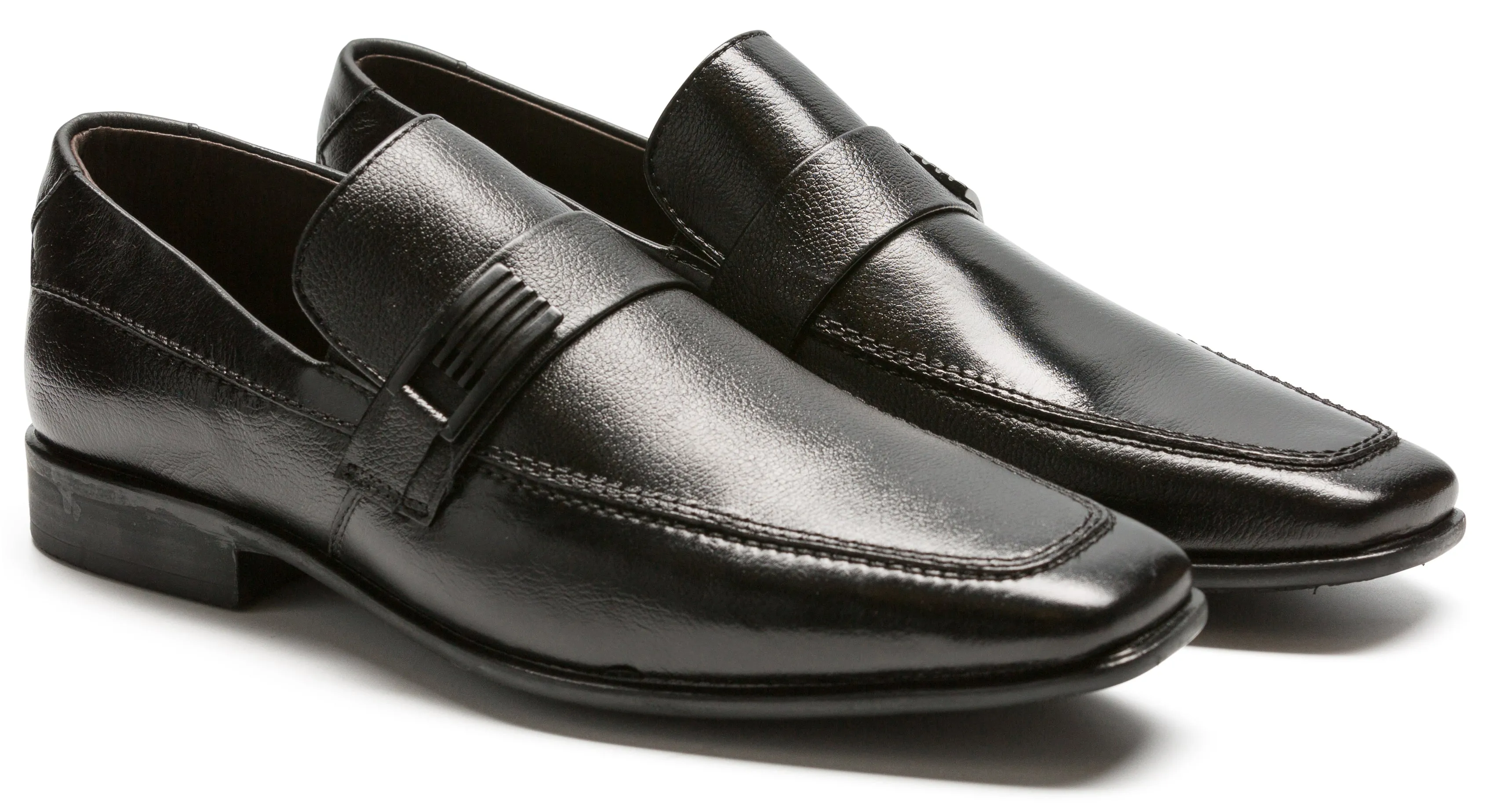 Alfredo Men's Black Dress Rubber Sole 311