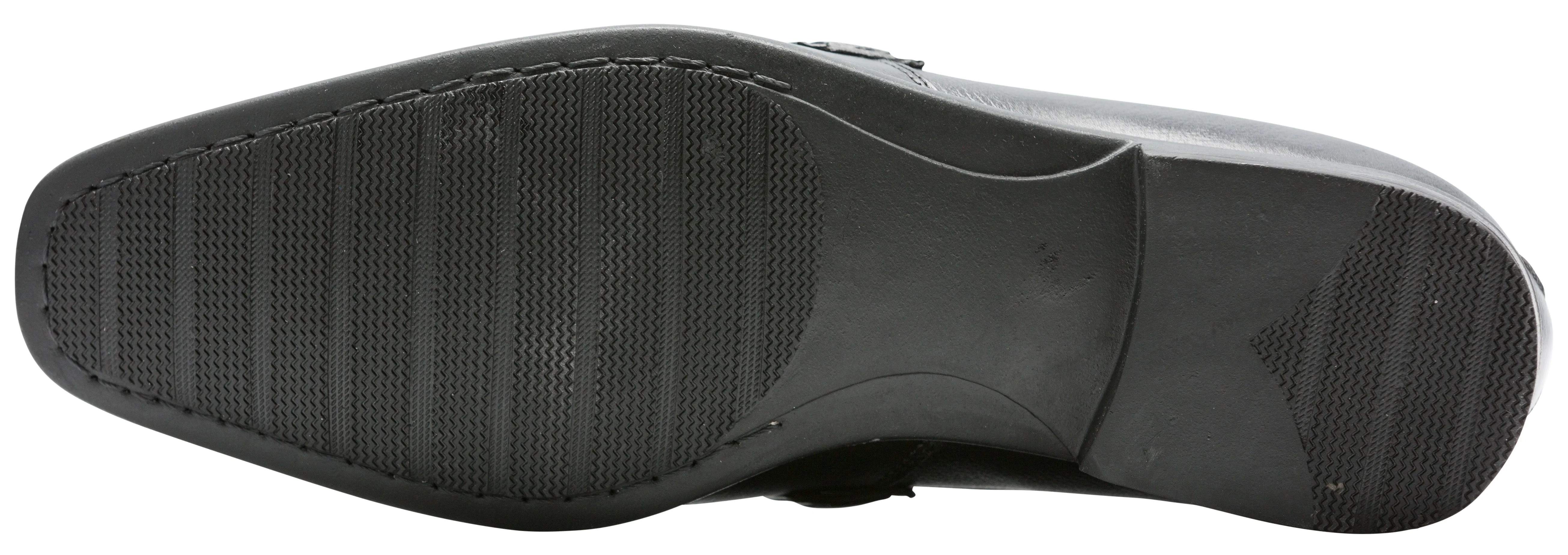 Alfredo Men's Black Rubber Sole 352