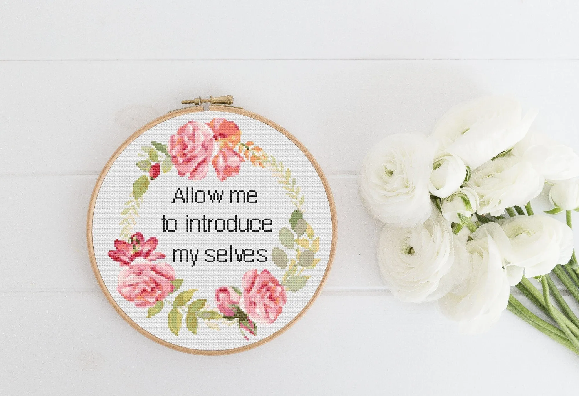 Allow Me Cross Stitch Pattern #903