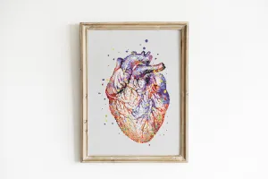Anatomical Heart Cross Stitch Pattern #442