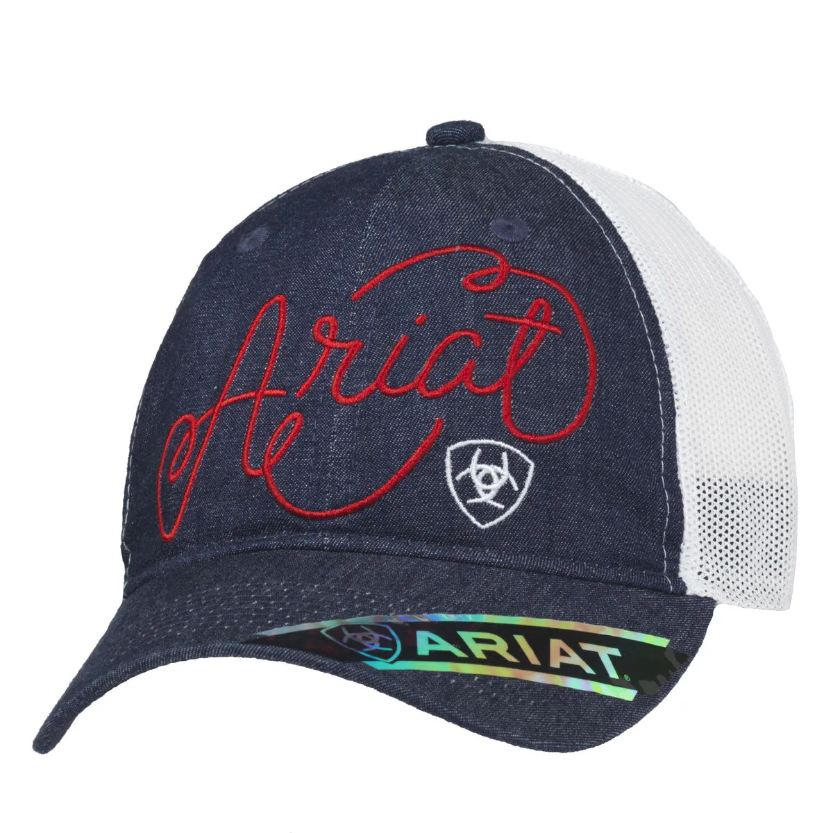 Ariat Ladies Cursive Logo Cap Denim