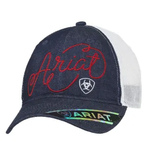 Ariat Ladies Cursive Logo Cap Denim