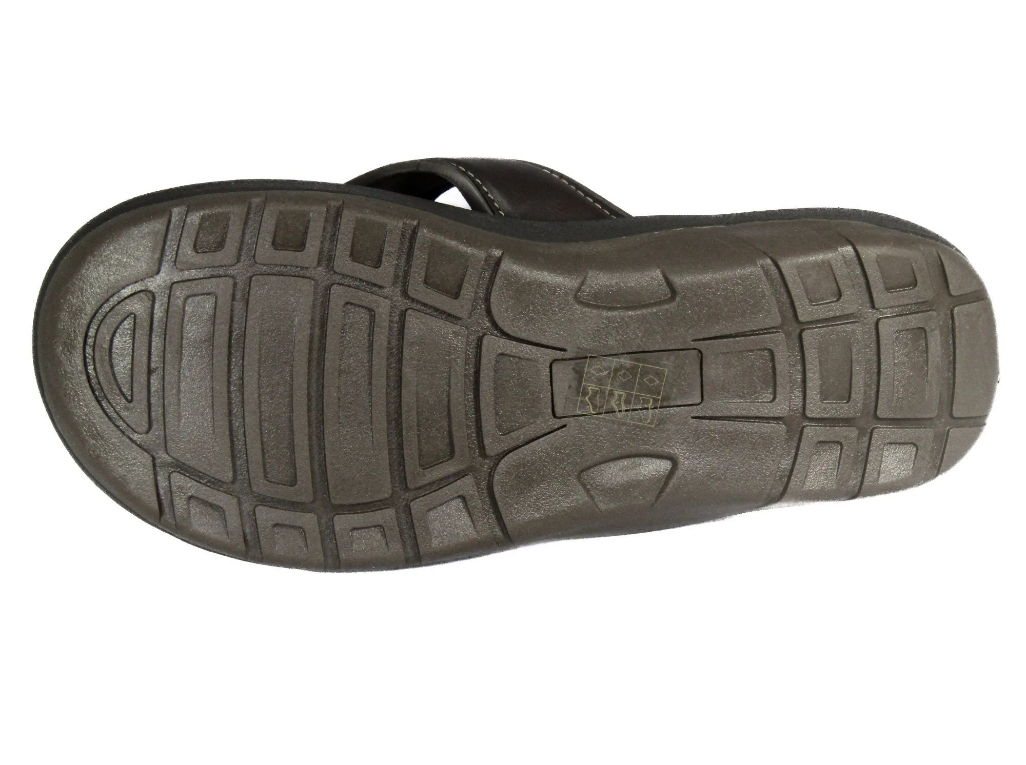 Auburn Tigers Men's Collegiate Brown Flip Flop Sandal.