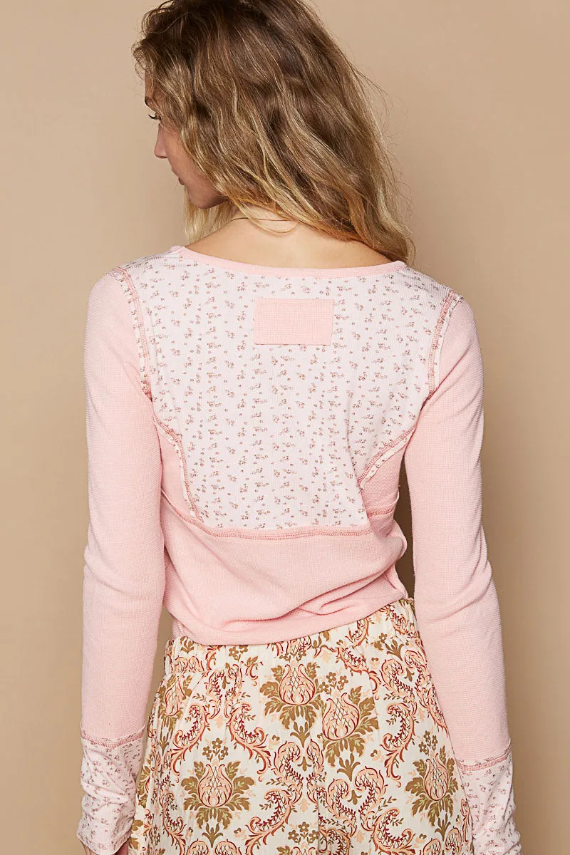 Baby Pink Stitch Longsleeve