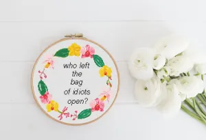 Bag Cross Stitch Pattern #861