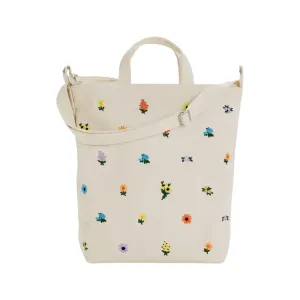 Baggu Zip Duck Bag, Embroidered Ditsy Floral
