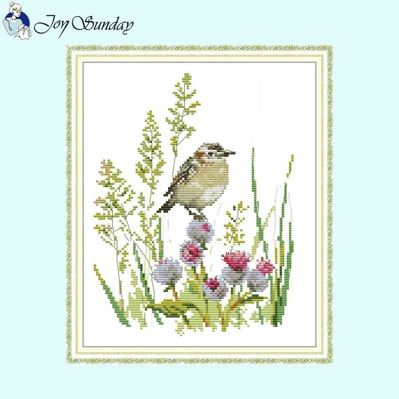 Birds and Flowers Pattern Collection Cross Stitch