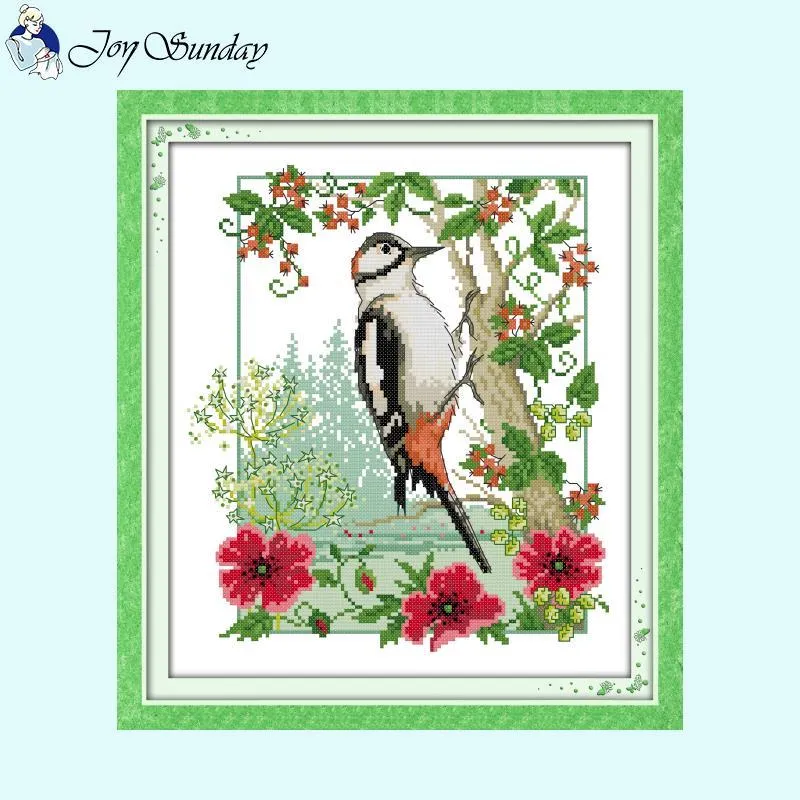 Birds and Flowers Pattern Collection Cross Stitch