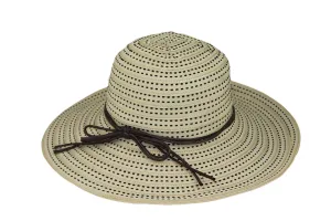 Black Stitch Detail Sun Hat
