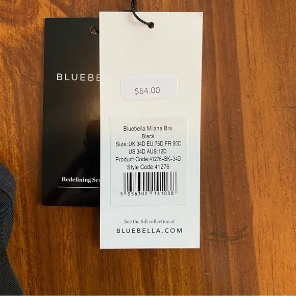 Bluebella Milana Bra Size 34D NWT
