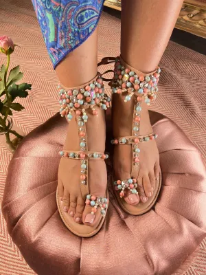 Boho Chic Beaded Flats