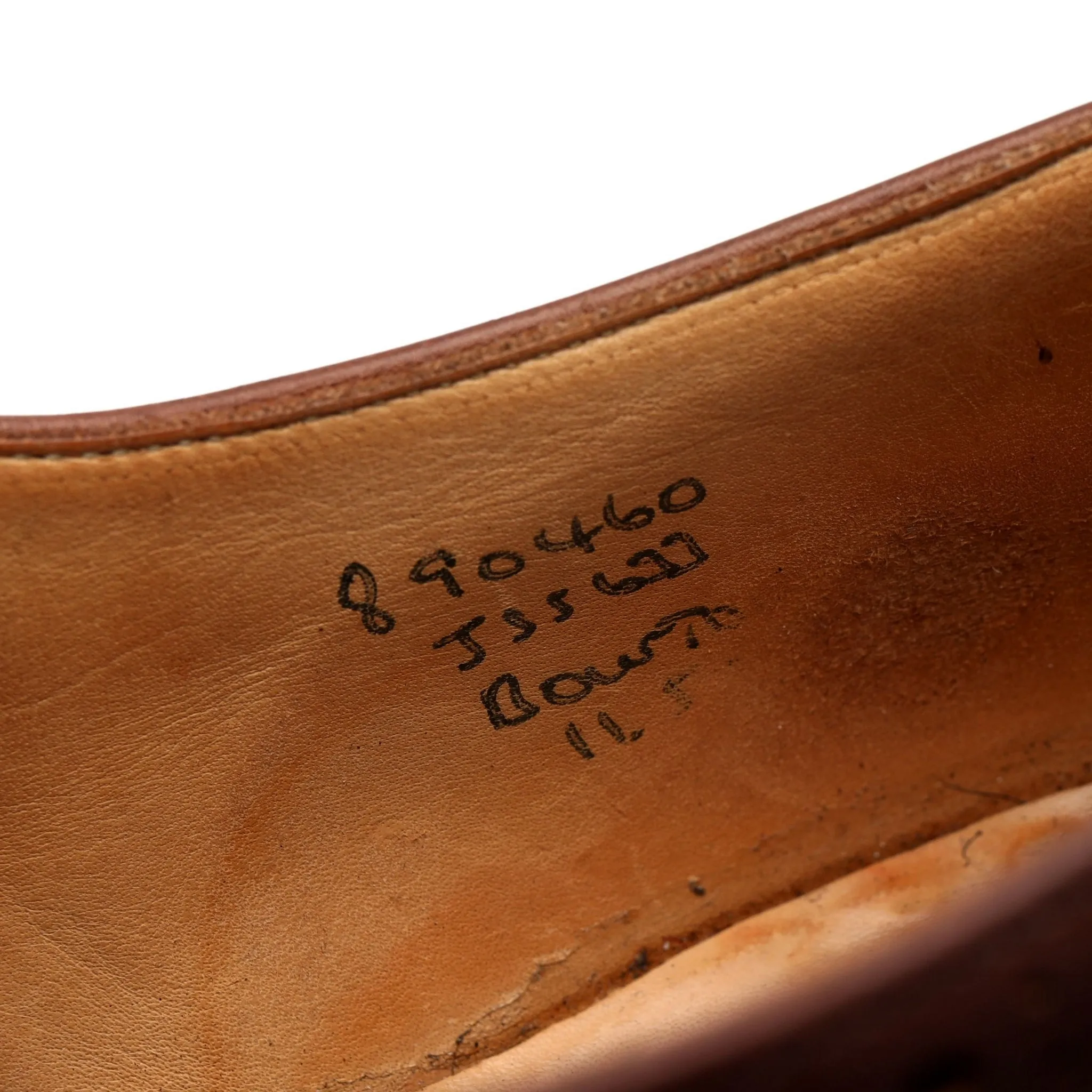 'Bourton' Brown Leather Derby Brogues UK 11
