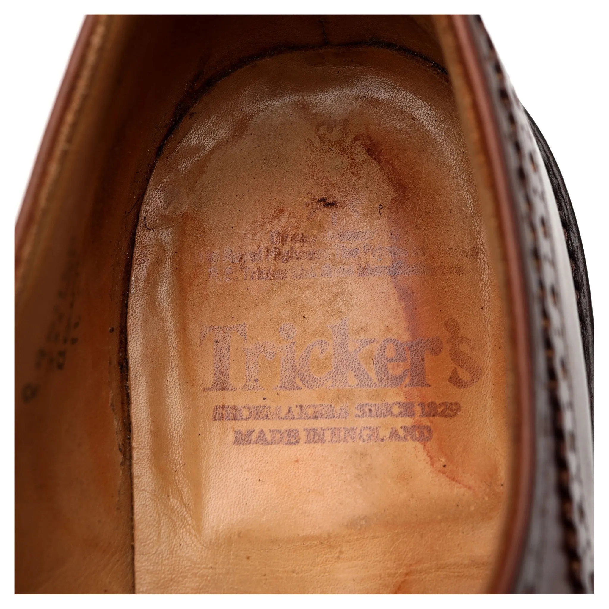 'Bourton' Brown Leather Derby Brogues UK 11