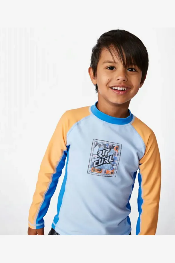 BOY STATIC YOUTH UPF L/S - BLUE