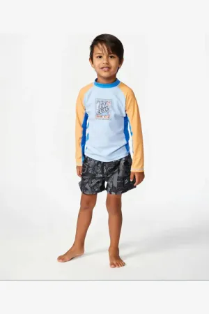BOY STATIC YOUTH UPF L/S - BLUE
