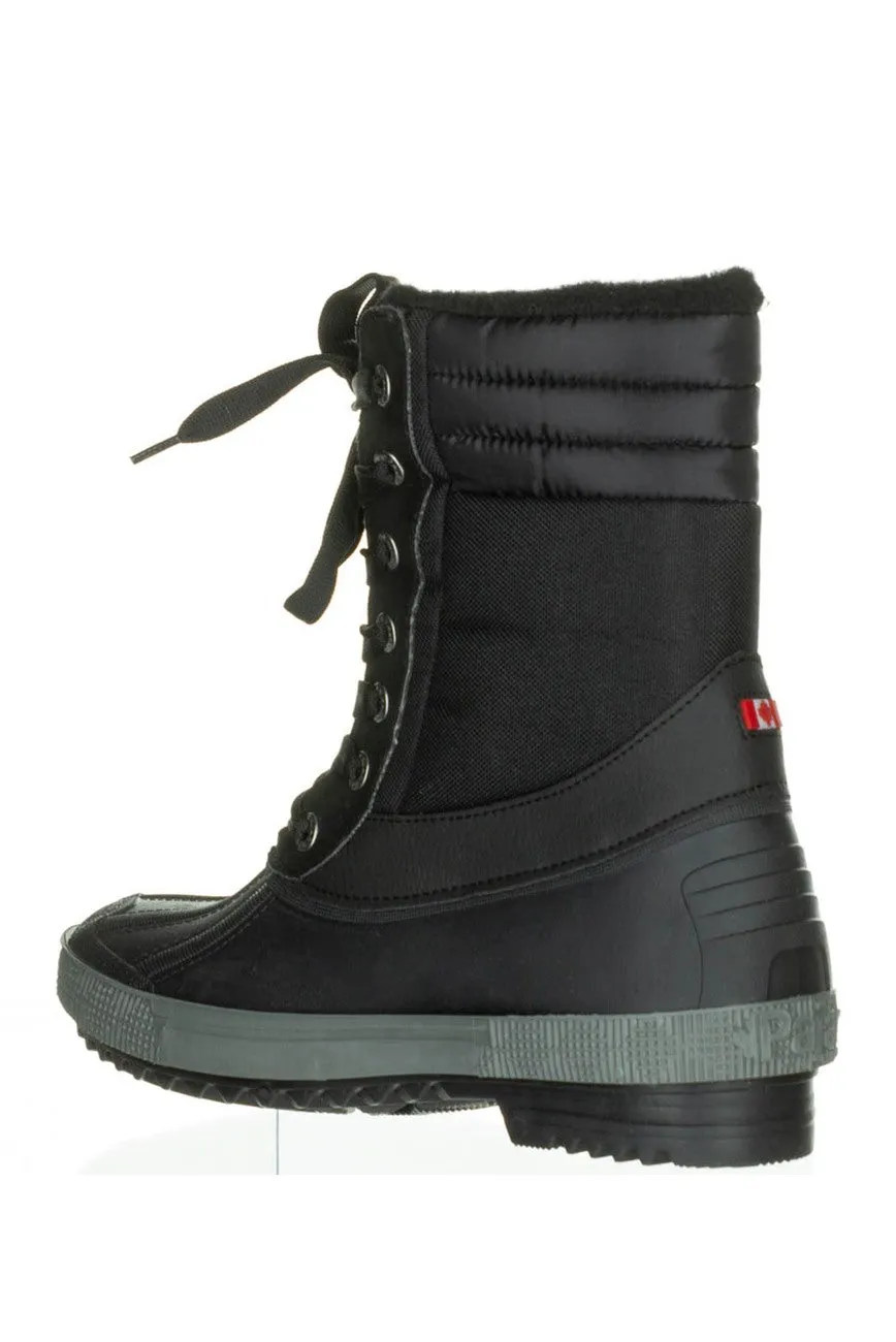 Brand new Women's Pajar Selma Waterproof Duck Boot, Black, Made in Italy! Sz 6! -40C Temp Rating! Retails $198 