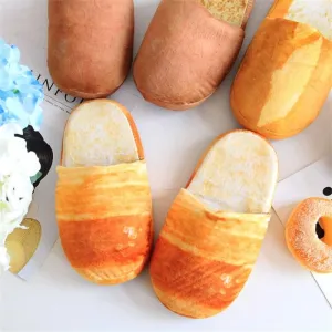 Bread Winter Slippers: Unisex, Soft Sole, Indoor Use