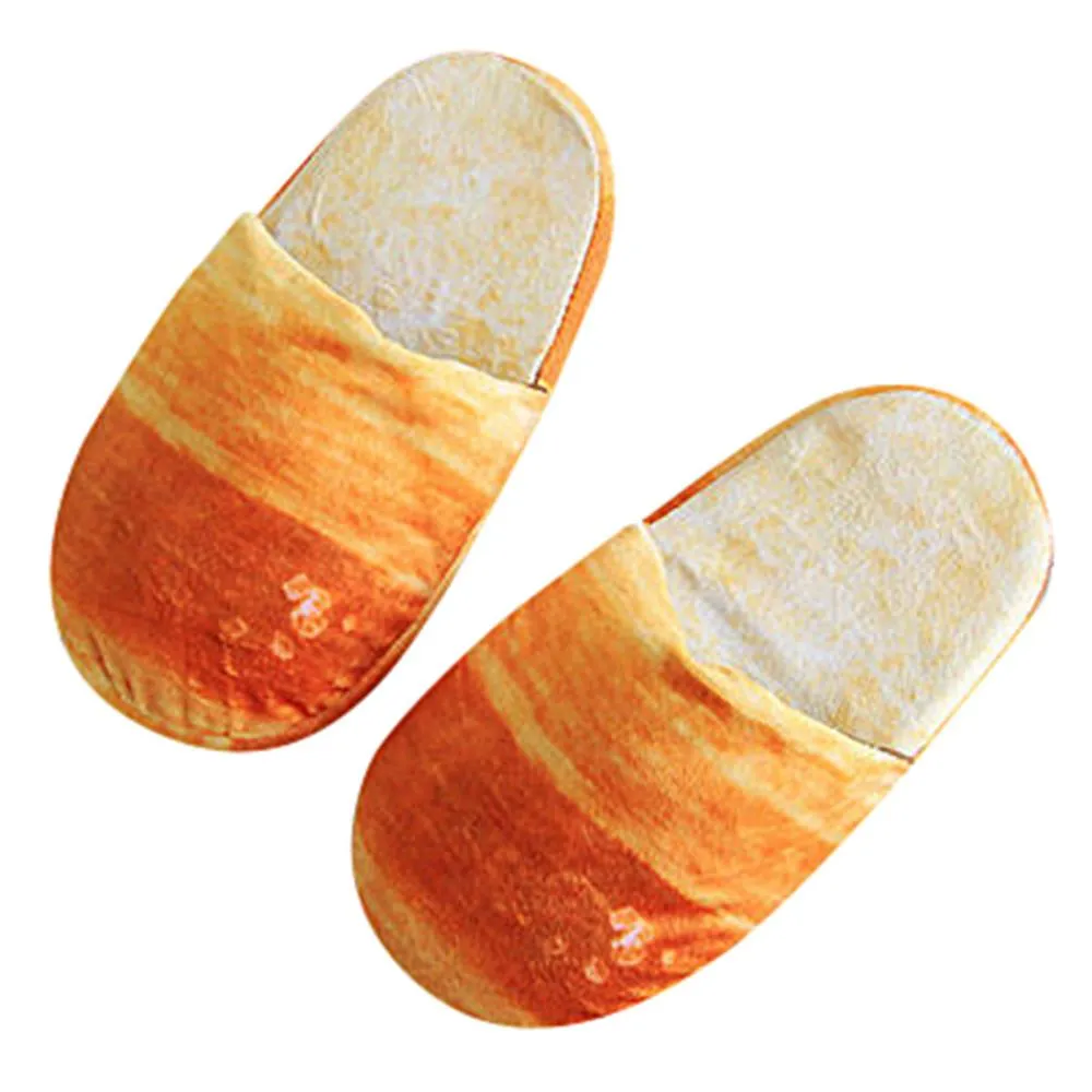 Bread Winter Slippers: Unisex, Soft Sole, Indoor Use
