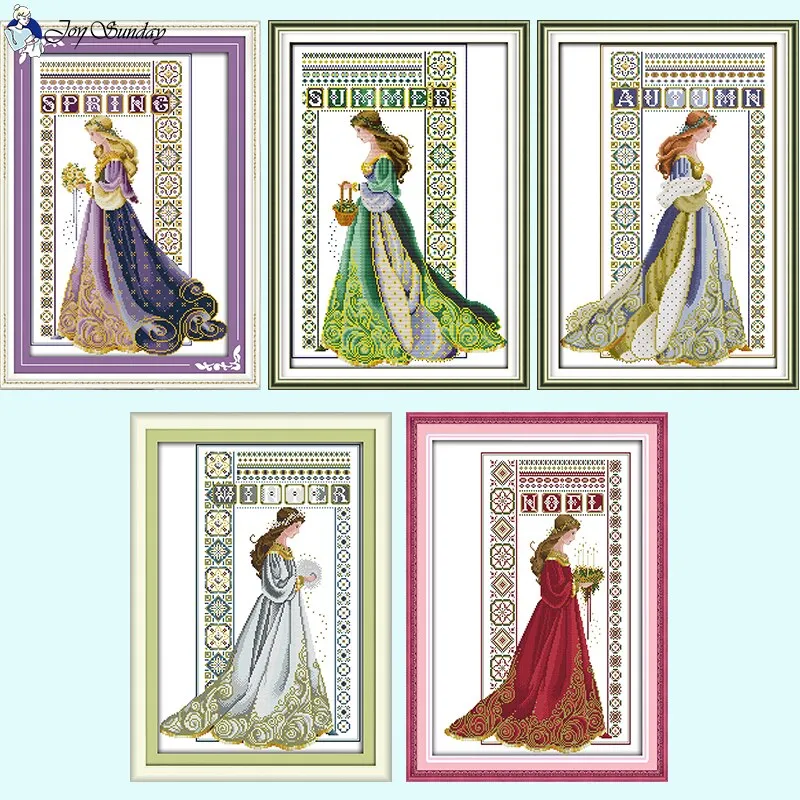 Bridal Bouquets Needle Character Pattern DIY Cross Stitch
