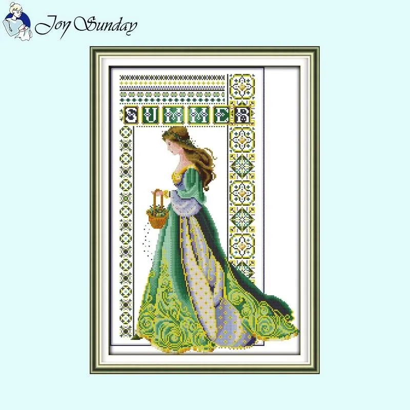 Bridal Bouquets Needle Character Pattern DIY Cross Stitch