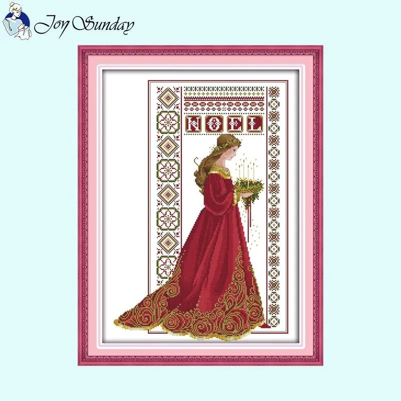 Bridal Bouquets Needle Character Pattern DIY Cross Stitch