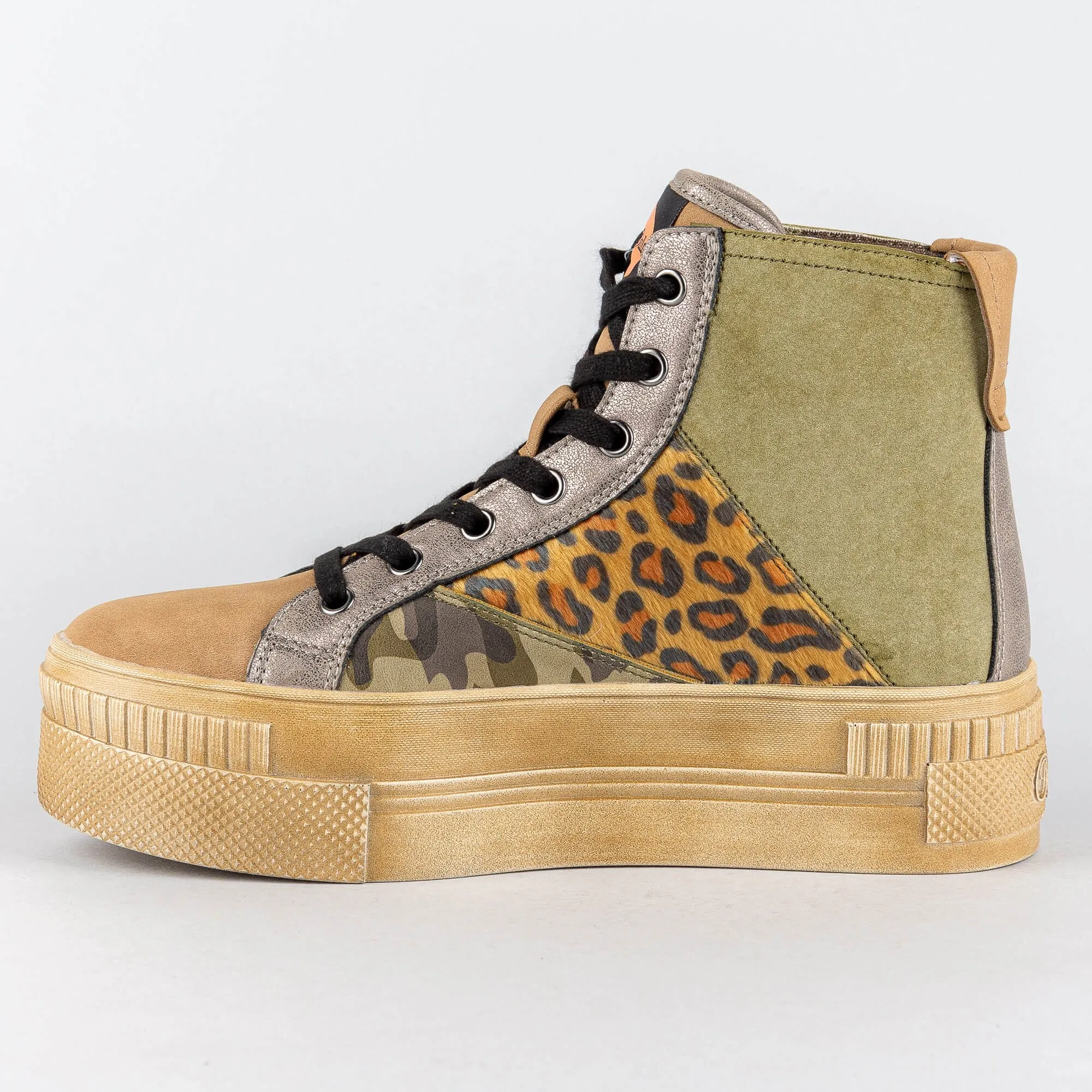 Buffalo Paired Laceup Hi Leo/Brown