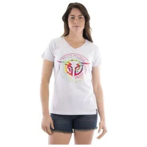 Bullzye Tripped Short Sleeve Tee Women