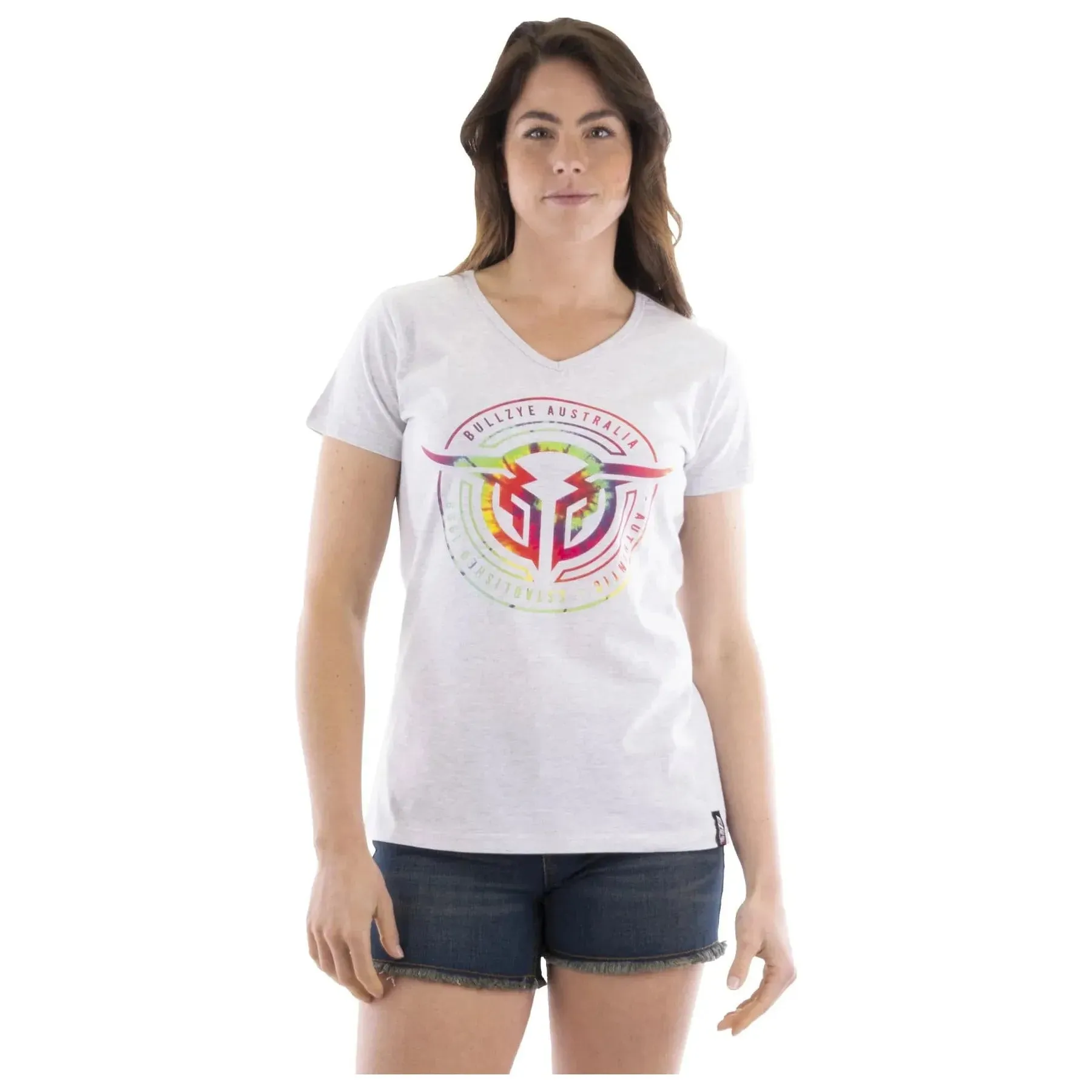 Bullzye Tripped Short Sleeve Tee Women