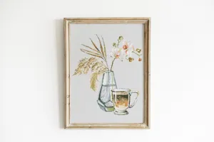 Cafe Cross Stitch Pattern #579