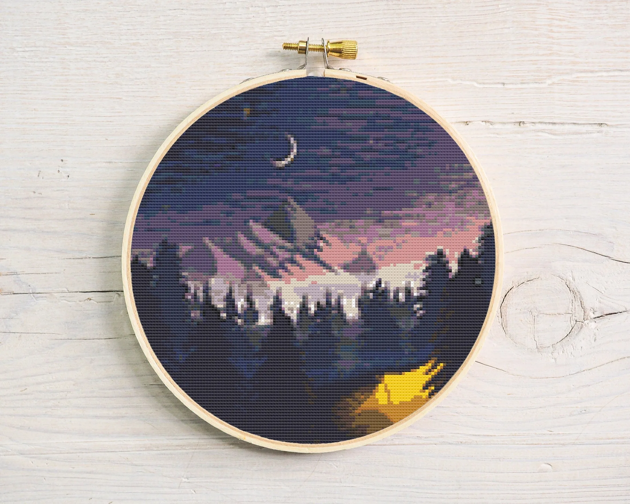 Camping Cross Stitch Pattern #126
