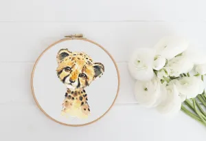 Cheetah Cross Stitch Pattern #474